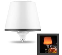 REV LAMPRUSCO FLAME Lampe bouteille sans fil 130 lm 2 W 4000 mAh Avec fonction variateur d'intensité, mode bougie et protection contre les projections d'eau IP54 Lampe de table tactile pour