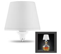 REV LAMPRUSCO Lampe de table LED sans fil 130 lm 2 W 4000 mAh - Lumière bouteille à intensité variable en blanc chaud & protection IP54 contre les projections d'eau - Lampe de table tactile pour