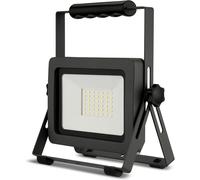 REV LED Lampe De Chantier Projecteur IP65 30W Blanc Froid Support Câble
