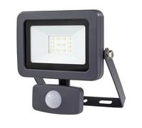 REV Luminaire extérieur FLARE - Applique murale avec détecteur de mouvement IP44, éclairage mural 30 W, 2550 lumens, 6500 K, angle de détection 120° à 9 m, anthracite