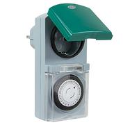 Prise programmable à horloge IP44