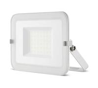 REV MIRANO S Projecteur LED d'extérieur - IP65-30 W - 2700 lm - 6500 K - Idéal pour les allées, les garages et les entrées de maison - Blanc