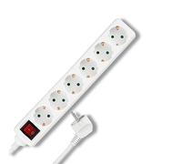 REV Prise de table 6x 1,4 m blanc avec interrupteur