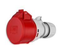 REV Prise femelle CEE - 400V, 16A, 5 pôles, 3P+N+ PE, étanche IP44, rouge