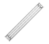 REV PROFILINE Plafonnier, luminaire de plafond, lampe de bureau LED 18 W, 2260 lm, 4000 k, 122 x 18,5 x 7,5 cm, blanc