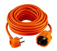 REV Rallonge avec fiche coudée - 10 m - 3680 W - Orange