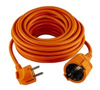 REV Rallonge avec fiche coudée 25 m 3680 W Orange