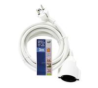 REV-Ritter Rallonge électrique à contact de protection 3,0 m blanc