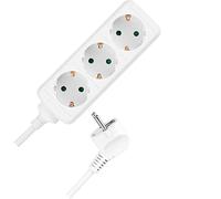 REV-Ritter Rallonge multiprise 0512248555 3x 5 m avec protection enfant blanc