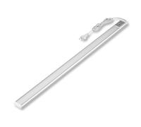 REV Réglette LED Sous Meuble Cuisine 90 cm - Éclairage de Cuisine en Aluminium avec Capteur, 10W, 850lm, Blanc Chaud 3000K, Dimmable, Installation Facile, Argent