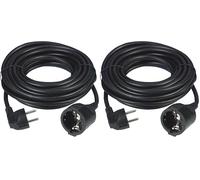 Rev Ritter 0016100514 Rallonge H05VV-F SK Noir 10 m (Lot de 2)
