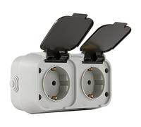 Rev Ritter 0510226777 Kit 2 prises de courant IP44 AP Gris