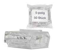Rev Ritter 0518543555 Lot de 50 Bornes à Fiches 5 Pôles 0,5-2,5 Mm²