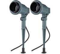 REV Ritter 0595001555 Piquet avec 1 spot de jardin (Lot de 2)