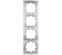REV Ritter REV Studio 0208842304 Cadre 4 Prises pour Installation en saillie Platine