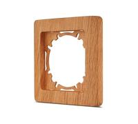 REV Série d'interrupteurs Nova - Cadre simple pour prises, interrupteurs et autres inserts, couleur chêne