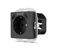 REV Série d'interrupteurs Nova - Prise USB combinée (USB A et C), anthracite