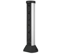 REV 0068400028 Prise de jardin quadruple argent/anthracite (0068400028)