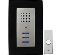 REV - Sonnette - sans fil - 434 MHz - Noir, Argent