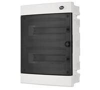 REV Tableau electrique 2 rangées, 24 Modules, IP40, 28 x 36 x 11 cm, blanc