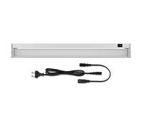 REV TERRA Luminaire sous plan de travail cuisine LED, luminaire sous plan de travail cuisine LED extensible, 58 cm, 25 000 h, 12 W, 900 lu, argent