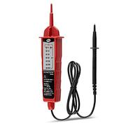 REV Testeur de courant, testeur de tension 400 V, affichage LED à 7 niveaux, rouge