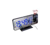 Réveil à projection radio-réveil numérique au plafond de la chambre avec usb