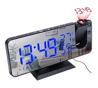 Réveil à projection Radio-réveil numérique au plafond de la chambre avec USB Matériel de projection CoieSue 023
