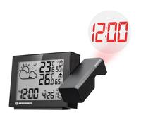 réveil à projection, réveil à projection funk, réveil avec projection, horloge à projection, station météo funk, thermomètre hygromètre, température intérieure et extérieure