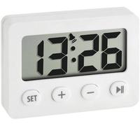 Réveil à quartz TFA Dostmann 60.2014.02 blanc