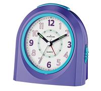 Réveil analogique ATRIUM lila sans tic-tac, avec éclairage et fonction snooze A921-8