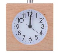 Réveil analogique en bois avec veilleuse et mode chambre à coucher
