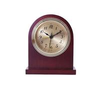 Réveil Analogique en Bois, Réveil Matin à Piles Réveil Silencieux sans Tic Tac Horloge de Chevet Classique Reveil Analogique de Voyage pour Chambre à Coucher, Salon, Cuisine
