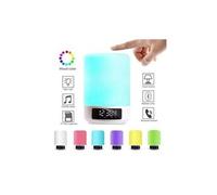 Réveil avec 48 couleurs pour changer les lumières de led haut-parleur bluetooth coloré led