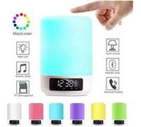 Réveil avec 48 couleurs pour changer les lumières de led haut-parleur bluetooth coloré led G