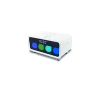 Réveil avec chargeur sans fil par induction, effets lumineux