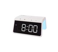 Réveil avec Fonction Chargeur Sans Fil Qi 15W et Snooze Modèle WCACQ30WT Blanc