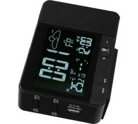 Réveil avec projection Thermomètre sans fil intérieur/extérieur Jauge de température et d'humidité