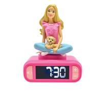 Réveil Avec Veilleuse Barbie En 3d Multicolore TU