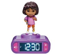 Lexibook, Réveil - Veilleuse Dora avec Effets sonores, Violet, RL800DOR