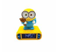 Réveil Avec Veilleuse Les Minions En 3d Multicolore TU