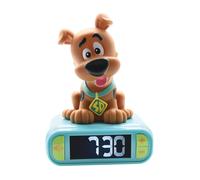 Lexibook, Scooby-Doo, Réveil Veilleuse Scooby-Doo, Personnage Lumineux, Choix de 6 alarmes, 6 Effets sonores, Horloge, Snooze, Bleu, RL800SD