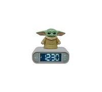 Lexibook, Star Wars, Réveil - Veilleuse Grogu avec Effets sonores, Vert, RL800SW