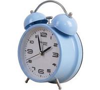 Réveil Avizar Double Cloche Analogique 12cm Bleu Bleu