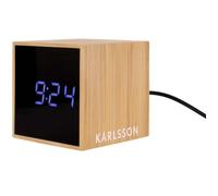 Karlsson Réveil en Bambou Mini Cube