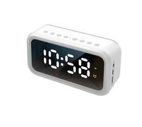 Réveil Bluetooth LED Miroir Haut-Parleur Thermomètre