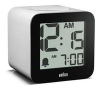 Braun - BC25WP - Réveil - Quartz - numérique - blanc