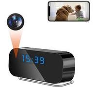 Réveil Caméra Espion Full HD 1080p Détection de Mouvement Infrarouge Wifi + SD 8Go YONIS G