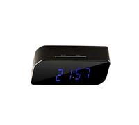 Réveil Caméra Espion Wifi IP Android iOs Vision Nocturne Détection de Mouvement + SD 16Go