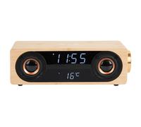 Réveil Classic Karlsson chargeur à induction enceinte Bluetooth température
